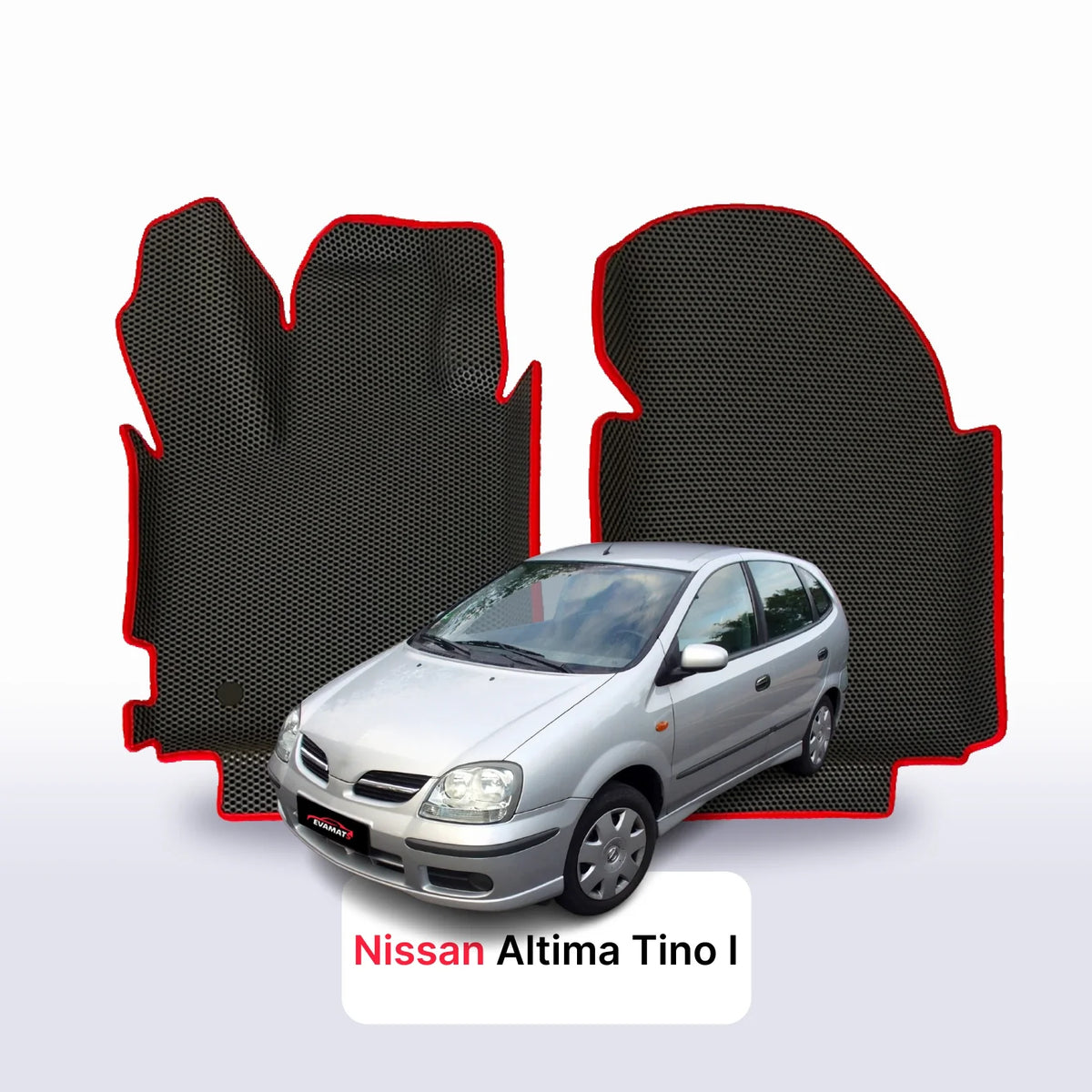 Alfombrillas 3D EVA para Nissan Almera Tino I gen 2000-2006 años MONOVOLUMEN