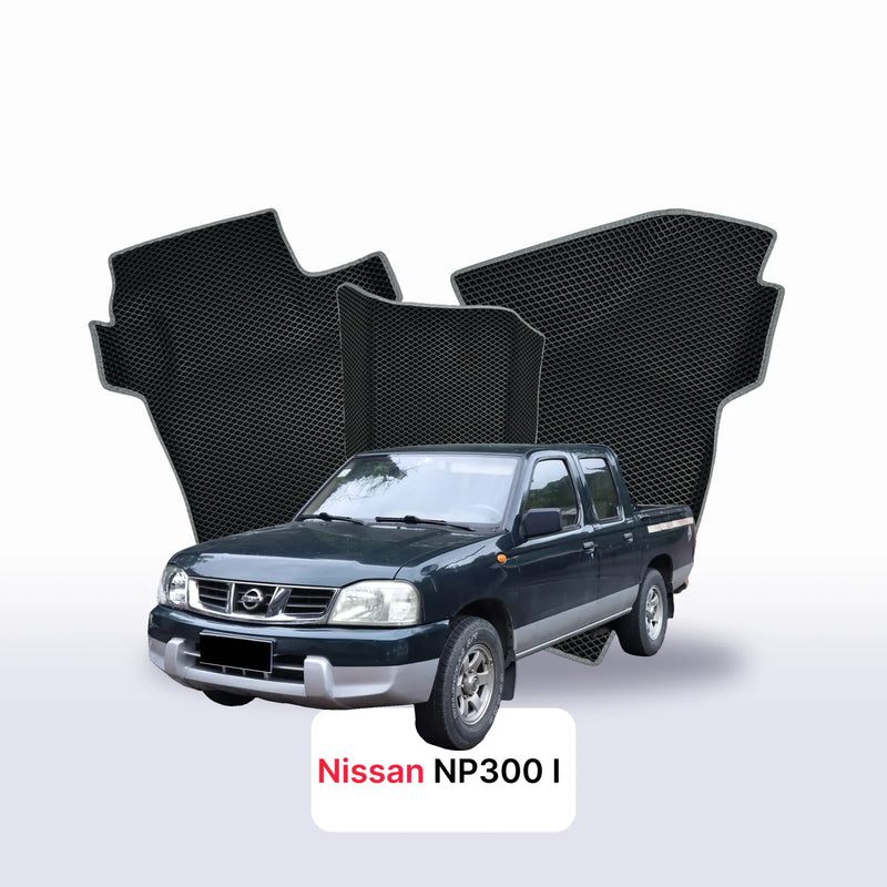 Alfombrillas 3D EVA para Nissan NP300 I gen 2008-2015 años PICK-UP CABINA DOBLE