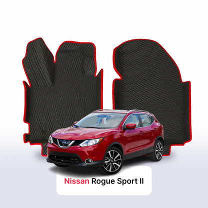 Alfombrillas 3D EVA para Nissan Rogue Sport II gen 2013-2021 años SUV