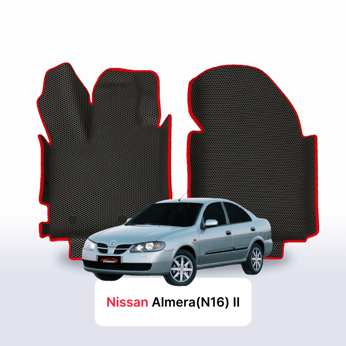 Alfombrillas 3D EVA para Nissan Almera(N16) II gen 2000-2008 años SEDÁN