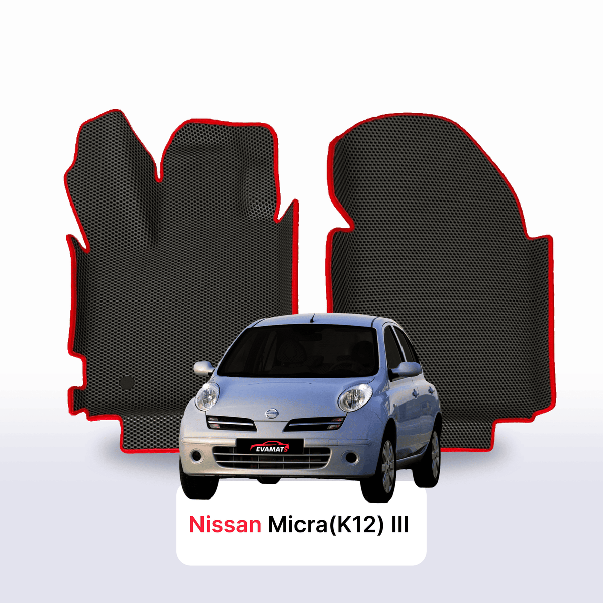 Alfombrillas 3D EVA para Nissan Micra(K12) III gen 2002-2010 años HATCHBACK 5 PUERTAS