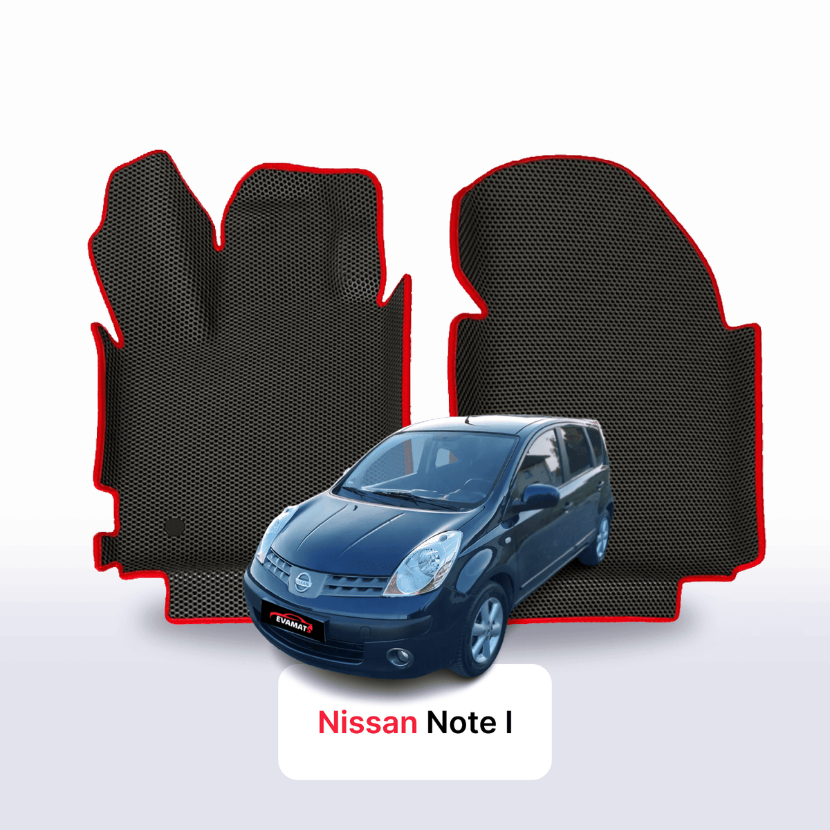 Alfombrillas 3D EVA para Nissan Note I gen 2006-2012 años MONOVOLUMEN