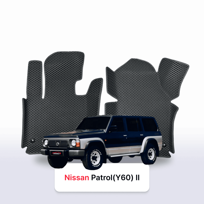 Alfombrillas 3D EVA para Nissan Patrol(Y60) II gen 1987-1997 años SUV 5 PUERTAS