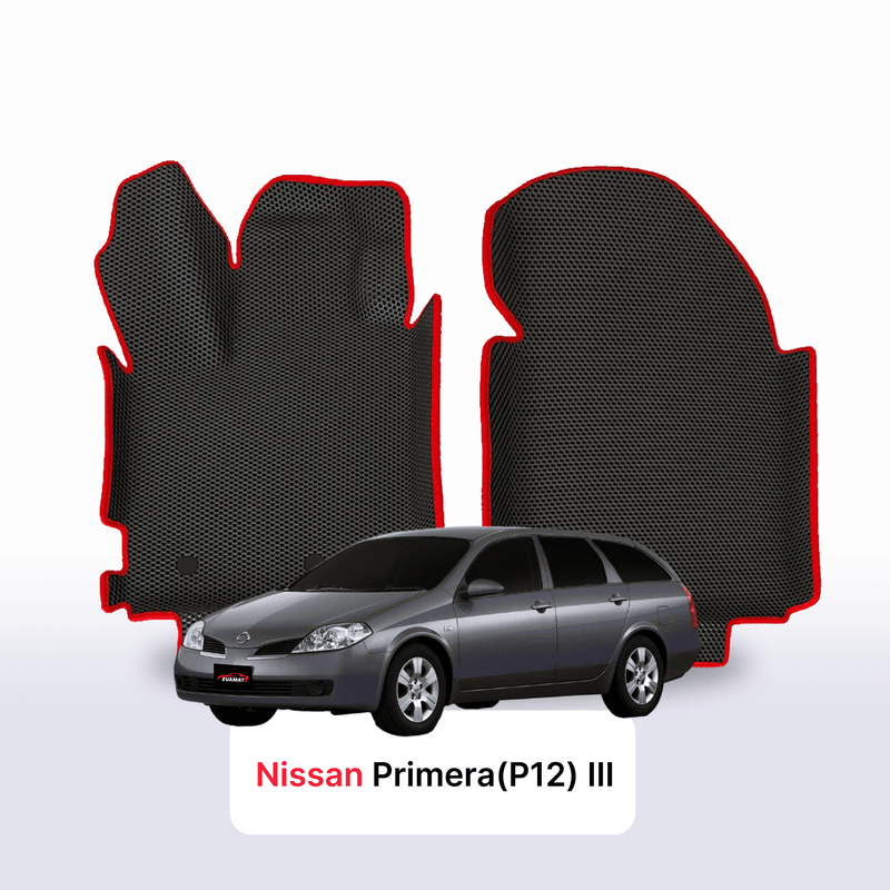 Alfombrillas 3D EVA para Nissan Primera(P12) III gen 2002-2008 años FAMILIAR