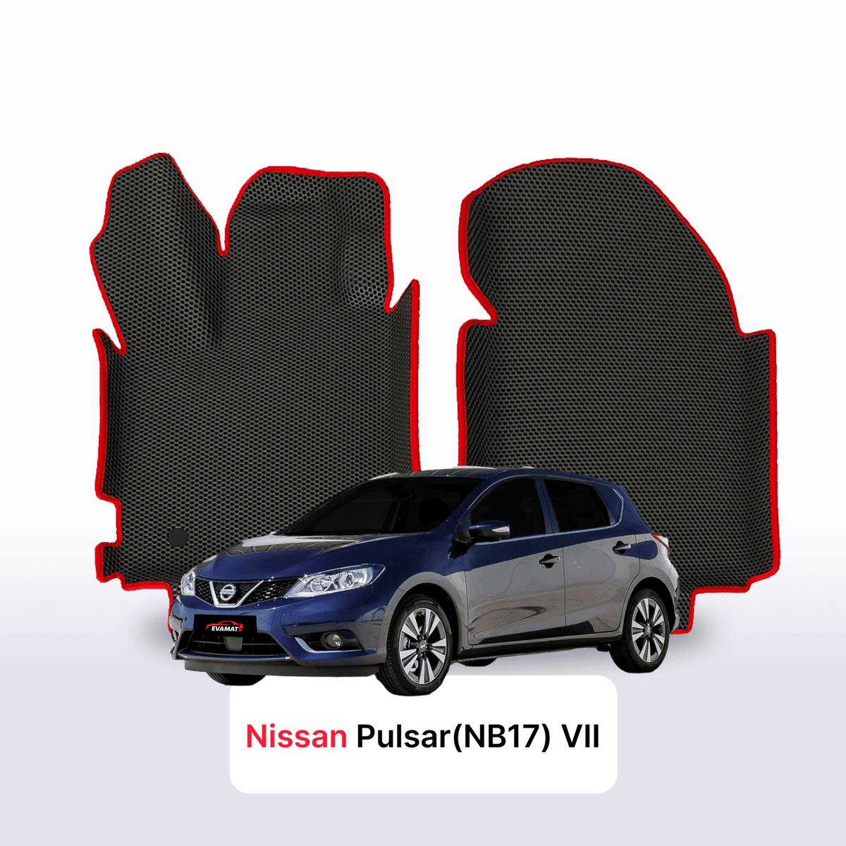 Alfombrillas 3D EVA para Nissan Pulsar(NB17) VII gen 2014-2018 años HATCHBACK 5 PUERTAS
