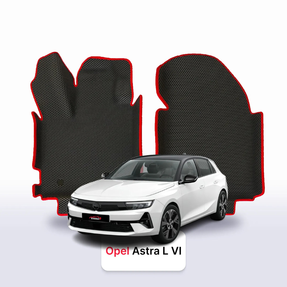 Alfombrillas 3D EVA para Opel Astra L 6 gen 2021-2027 años HATCHBACK ELÉCTRICO 5 PUERTAS