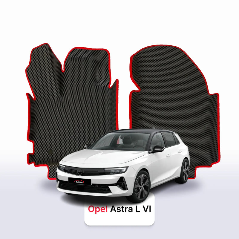 Alfombrillas 3D EVA para Opel Astra L 6 gen 2021-2027 años HATCHBACK ELÉCTRICO 5 PUERTAS