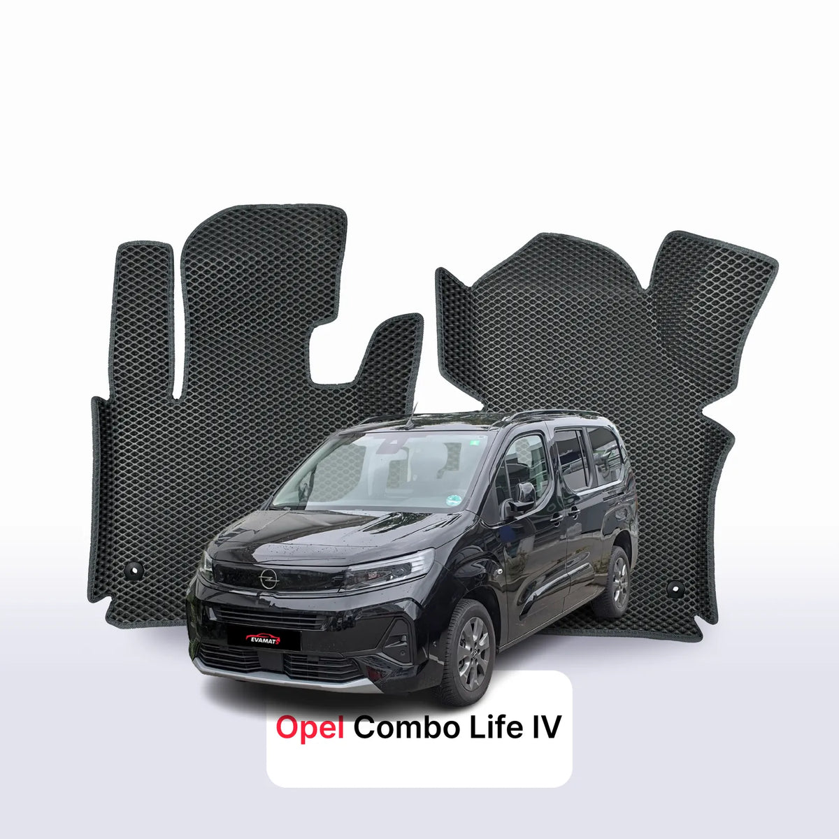 Alfombrillas 3D EVA para Opel Combo Life 4 gen 2018-2027 años MONOVOLUMEN