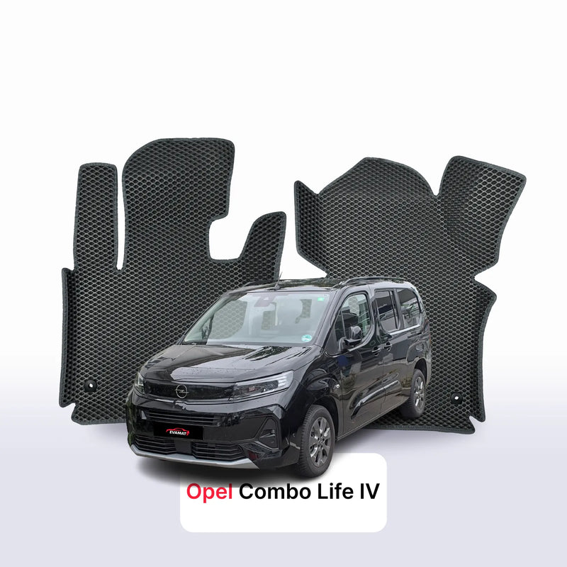 Alfombrillas 3D EVA para Opel Combo Life 4 gen 2018-2027 años MONOVOLUMEN