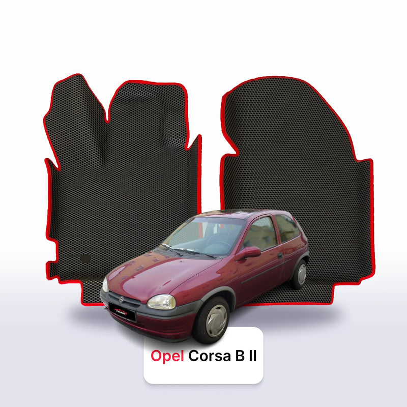 Alfombrillas 3D EVA para Opel Corsa B 2 gen 1993-2000 años HATCHBACK 3 PUERTAS
