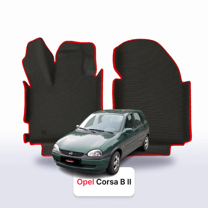 Alfombrillas 3D EVA para Opel Corsa B 2 gen 1993-2000 años HATCHBACK 5 PUERTAS