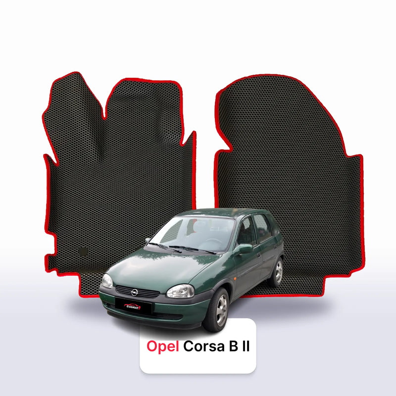 Alfombrillas 3D EVA para Opel Corsa B 2 gen 1993-2000 años HATCHBACK 5 PUERTAS