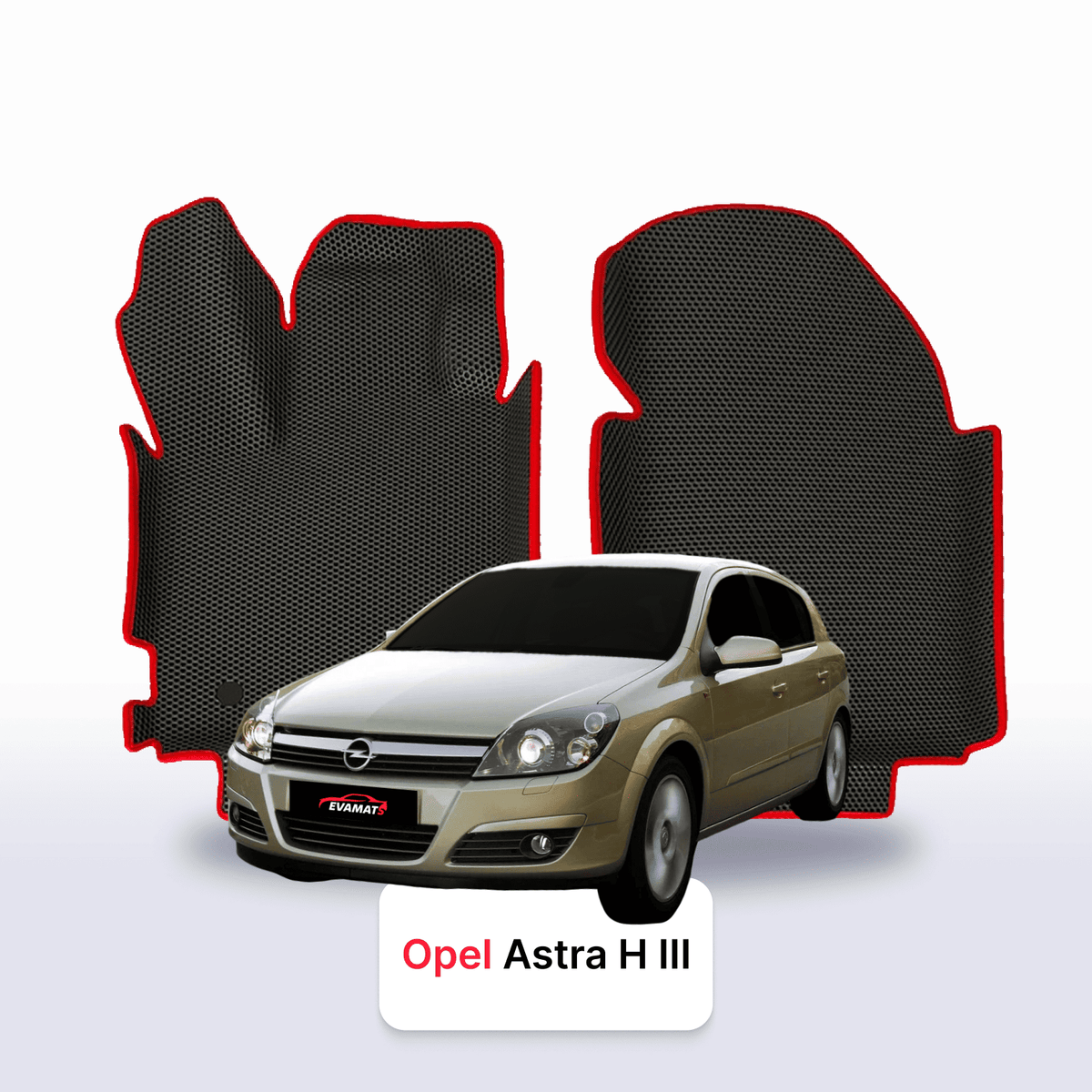 Alfombrillas 3D EVA para Opel Astra H 3 gen 2004-2014 años HATCHBACK 5 PUERTAS