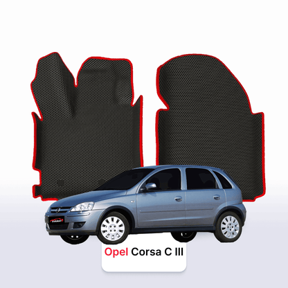 Alfombrillas 3D EVA para Opel Corsa C 3 gen 2000-2006 años HATCHBACK 5 PUERTAS