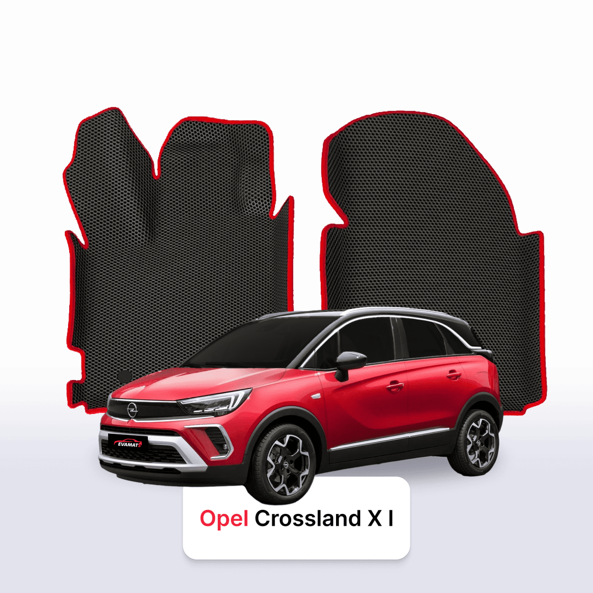 Alfombrillas 3D EVA para Opel Crossland X 1 gen 2017-2025 años SUV