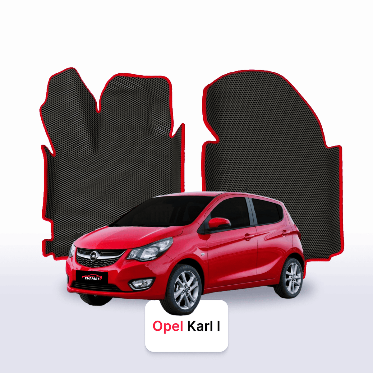 Alfombrillas 3D EVA para Opel Karl 1 gen 2014-2019 años HATCHBACK 5 PUERTAS