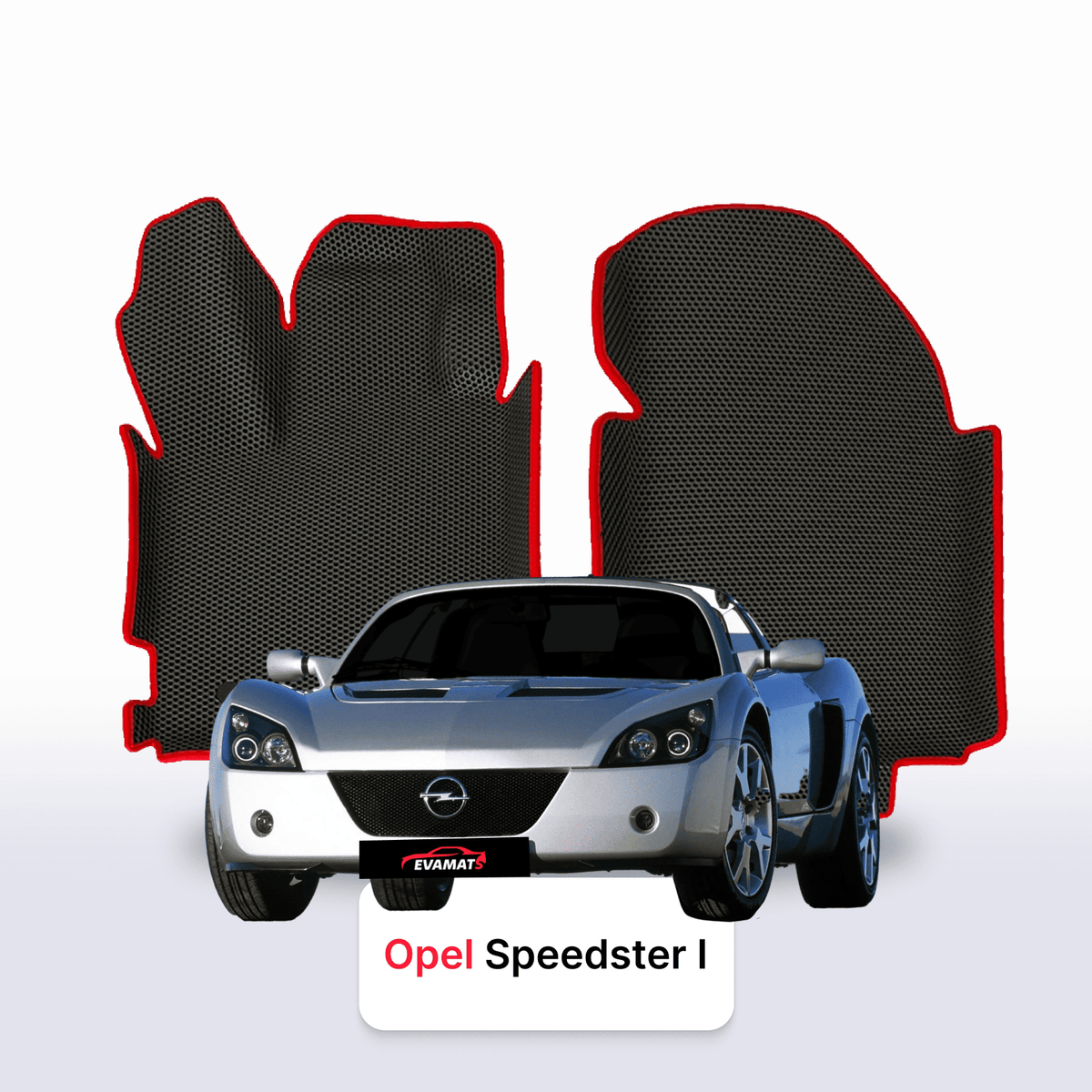 Alfombrillas 3D EVA para Opel Speedster 1 gen 2000-2005 años TARGA