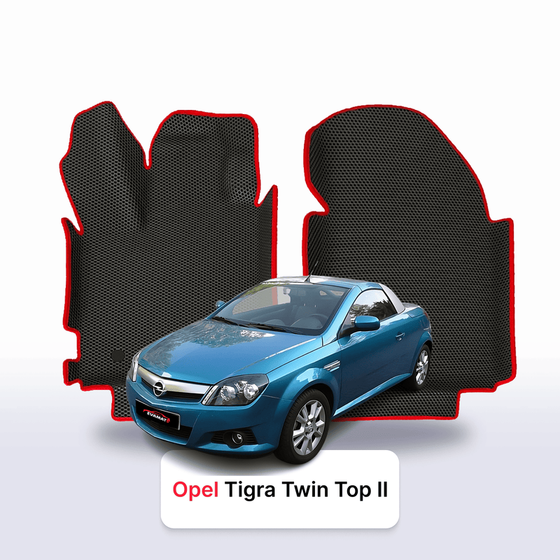 Alfombrillas 3D EVA para Opel Tigra Twin Top 2 gen 2004-2009 años DESCAPOTABLE