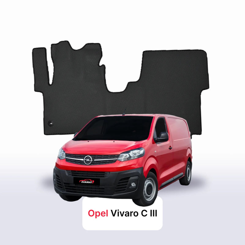 Alfombrillas 3D EVA para Opel Vivaro C 3 gen 2019-2028 años FURGONETA