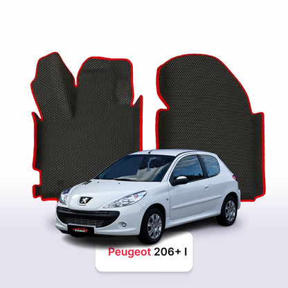 Alfombrillas 3D EVA para Peugeot 206+ 1 gen 2009-2012 años HATCHBACK 5 PUERTAS