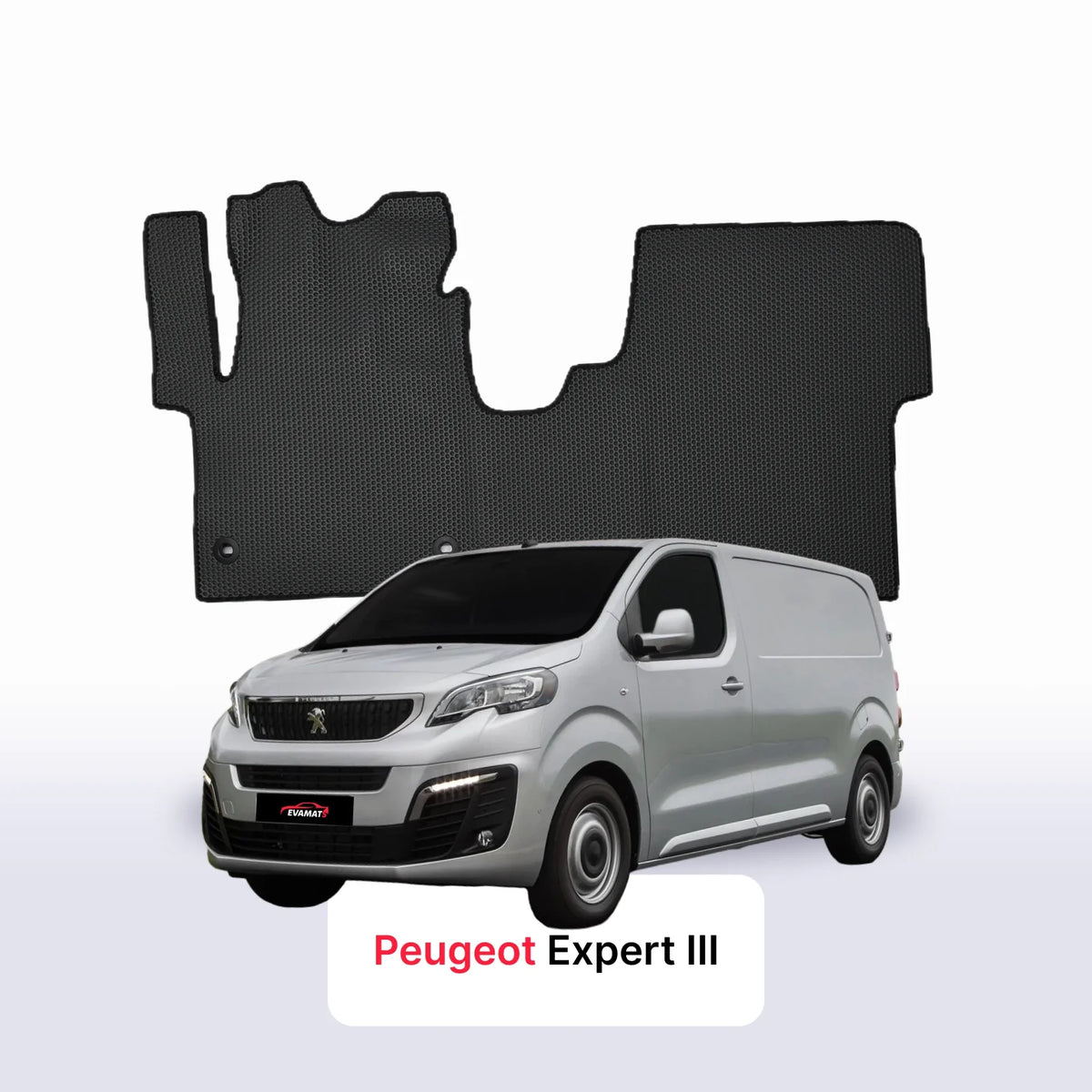 Alfombrillas 3D EVA para Peugeot Expert(MT) 3 gen 2016-2028 años FURGONETA