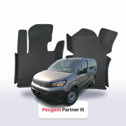 Alfombrillas 3D EVA para Peugeot Partner 3 gen 2018-2026 años MONOVOLUMEN