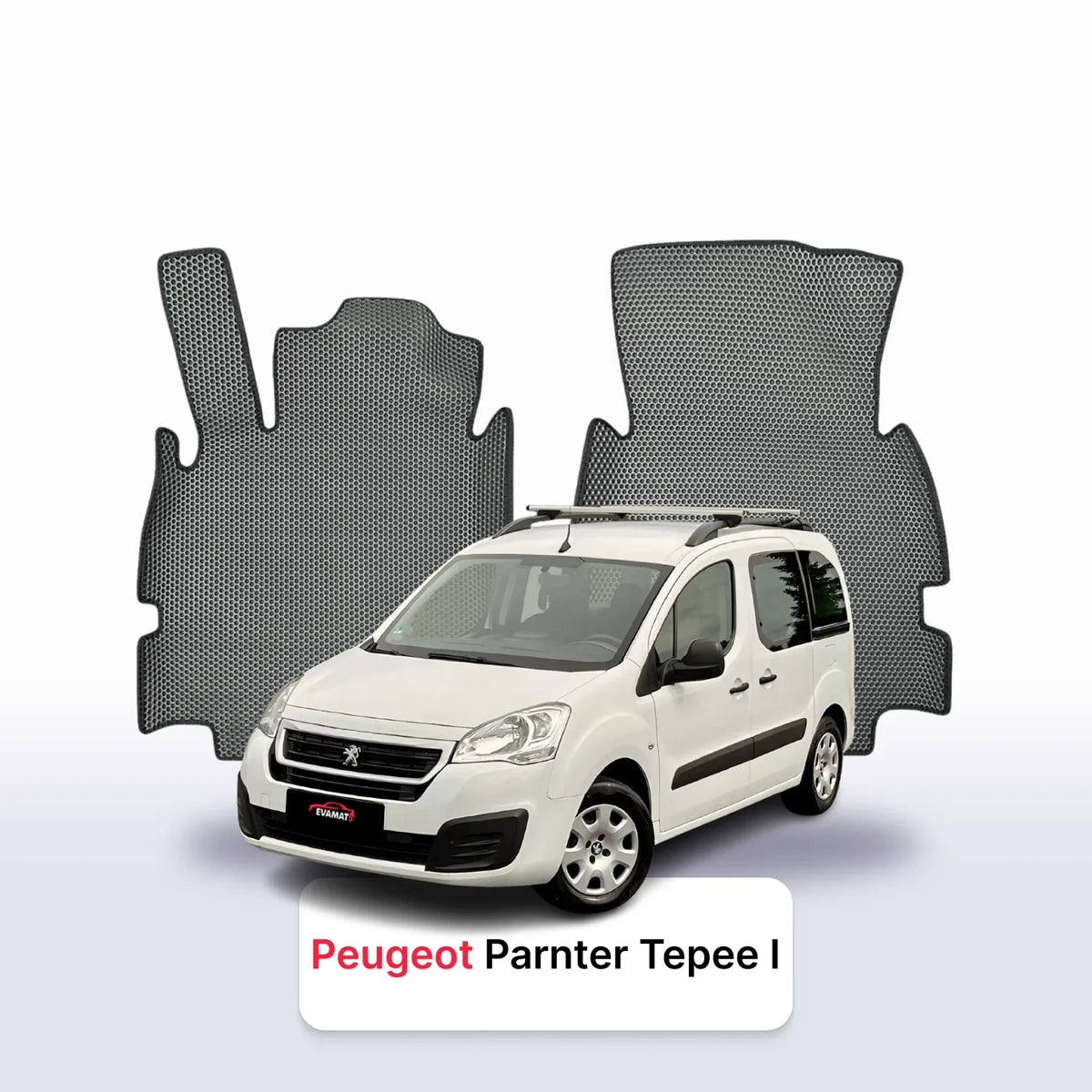 Alfombrillas 3D EVA para Peugeot Partner Tepee 2 gen 2008-2018 años COMBI