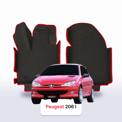 Alfombrillas 3D EVA para Peugeot 206(MT) 1 gen 1998-2012 años HATCHBACK 3 PUERTAS