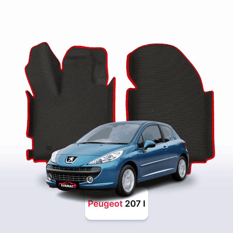 Alfombrillas 3D EVA para Peugeot 207(MT) 1 gen 2006-2015 años HATCHBACK 3 PUERTAS