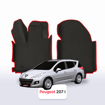 Alfombrillas 3D EVA para Peugeot 207(MT) 1 gen 2006-2015 años FAMILIAR