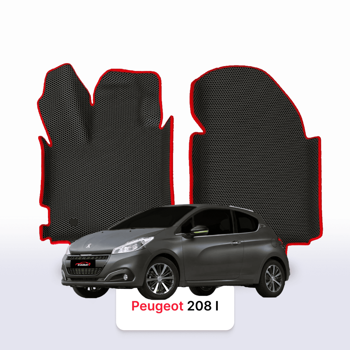 Alfombrillas 3D EVA para Peugeot 208(MT) 1 gen 2012-2019 años HATCHBACK 5 PUERTAS