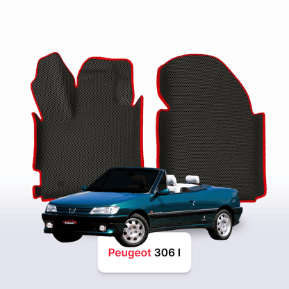 Alfombrillas 3D EVA para Peugeot 306(MT) 1 gen 1993-2002 años DESCAPOTABLE