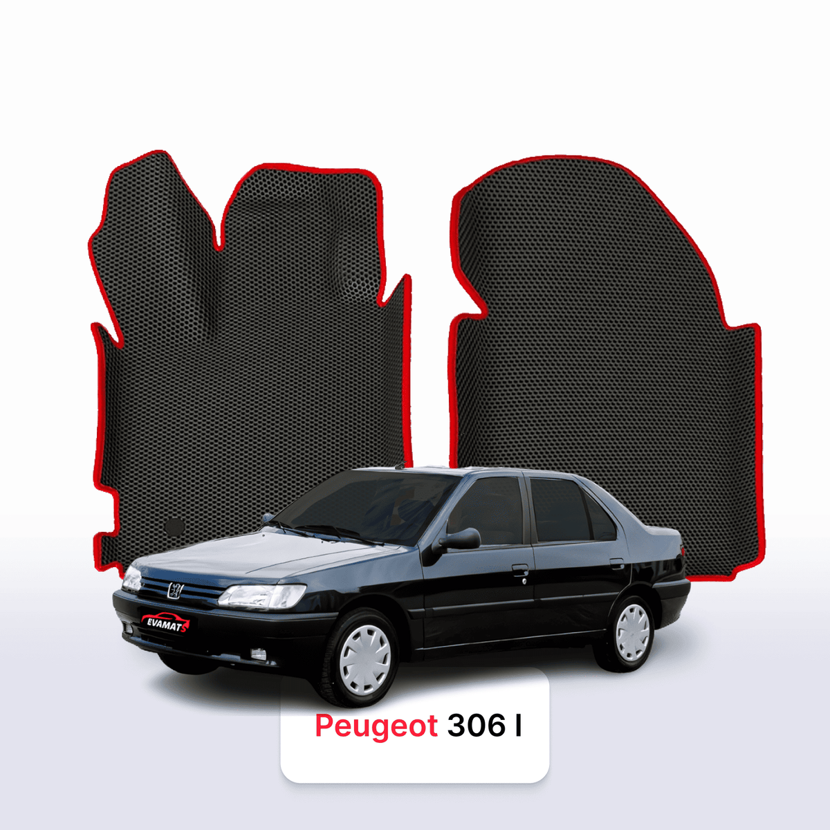 Alfombrillas 3D EVA para Peugeot 306(MT) 1 gen 1993-2002 años SEDÁN