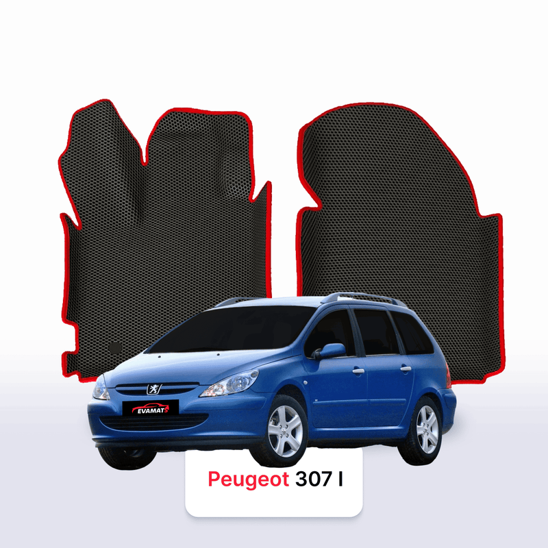 Alfombrillas 3D EVA para Peugeot 307(MT) 1 gen 2001-2008 años FAMILIAR