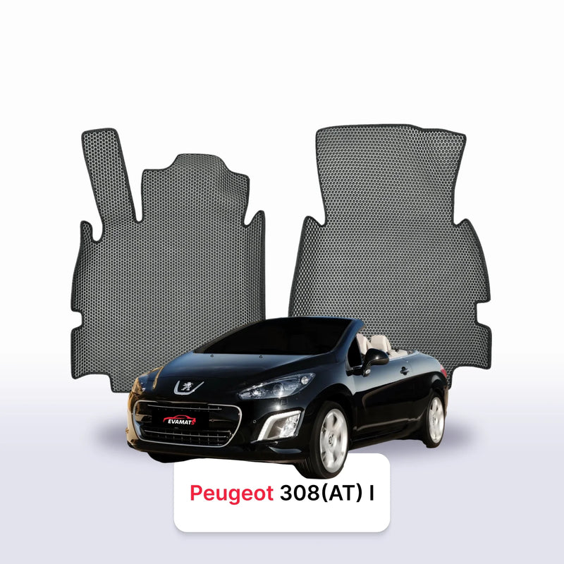 Alfombrillas 3D EVA para Peugeot 308(AT) 1 gen 2007-2015 años DESCAPOTABLE