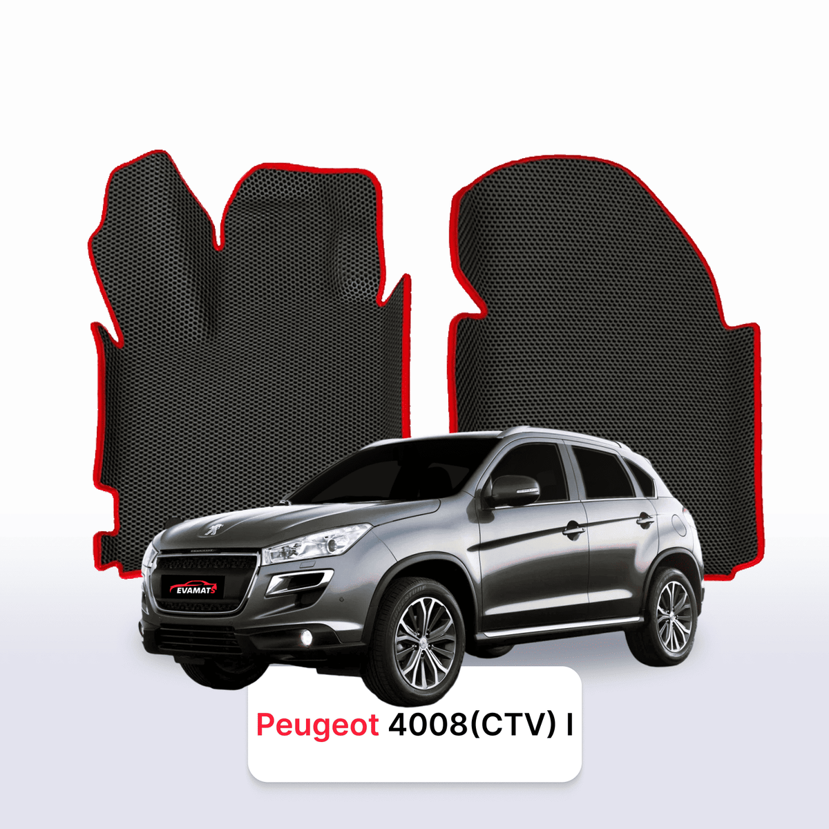 Alfombrillas 3D EVA para Peugeot 4008(CTV) 1 gen 2012-2016 años SUV