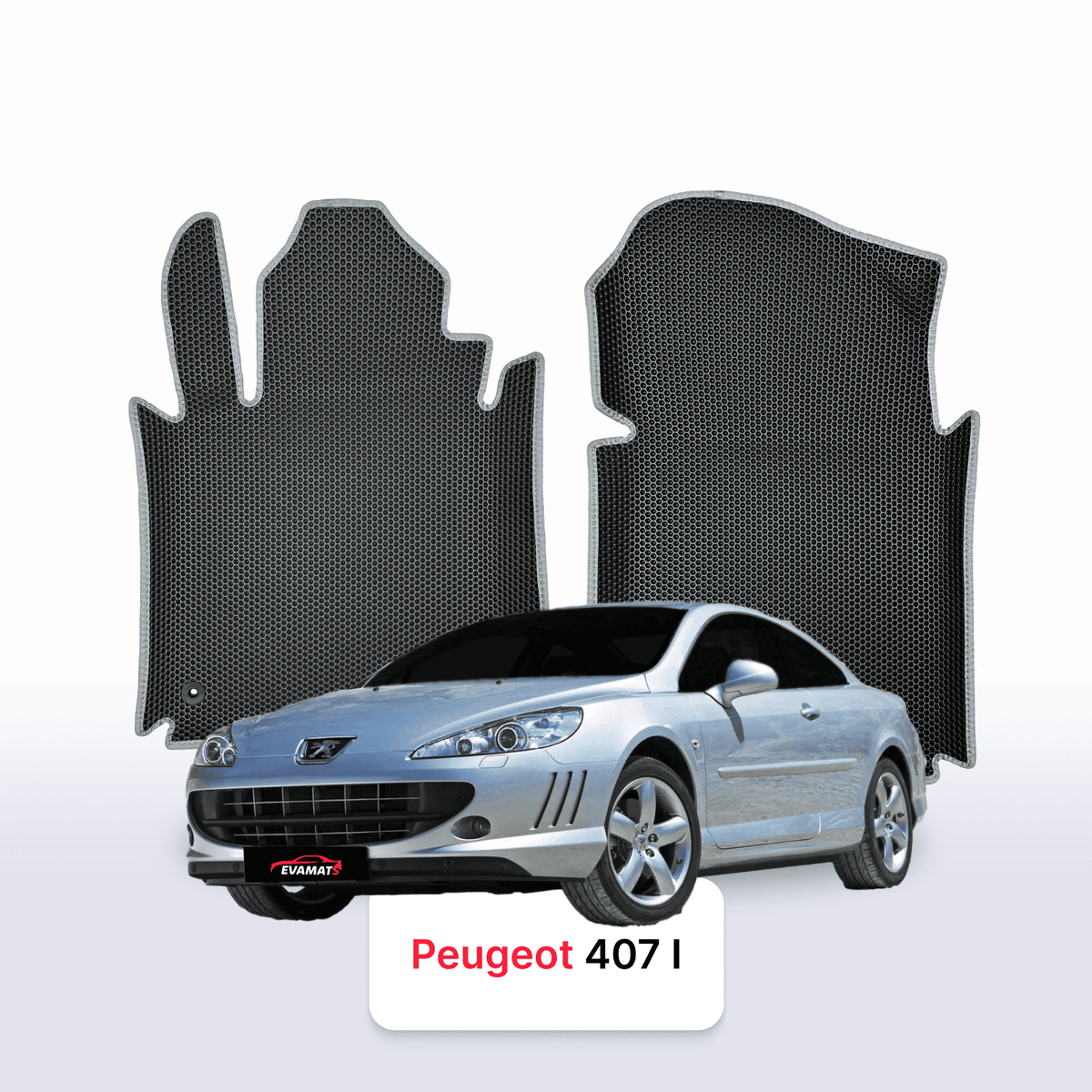 Alfombrillas 3D EVA para Peugeot 407(MT) 1 gen 2004-2011 años COUPÉ