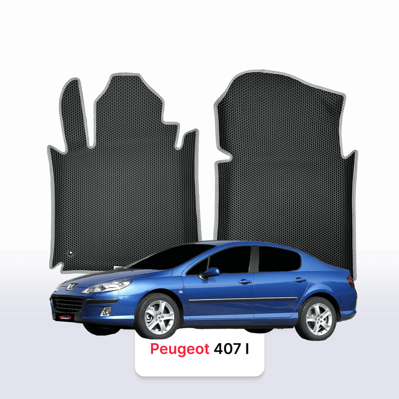 Alfombrillas 3D EVA para Peugeot 407(MT) 1 gen 2004-2011 años SEDÁN