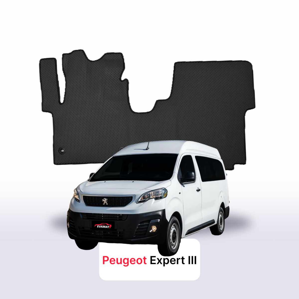 Alfombrillas 3D EVA para Peugeot Expert(MT) 3 gen 2016-2027 años MONOVOLUMEN