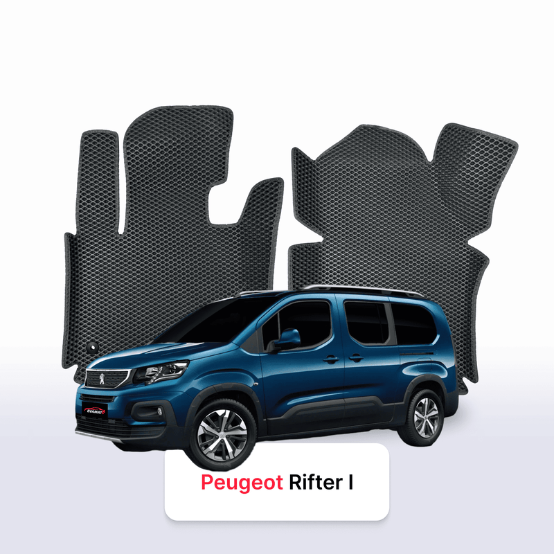 Alfombrillas 3D EVA para Peugeot Rifter(MT) 1 gen 2018-2028 años MONOVOLUMEN LARGO
