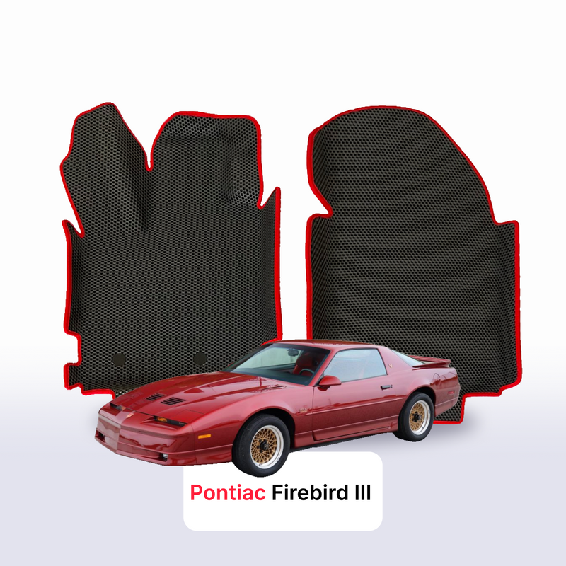 Alfombrillas 3D EVA para Pontiac Firebird 3 gen 1982-1992 años COUPÉ