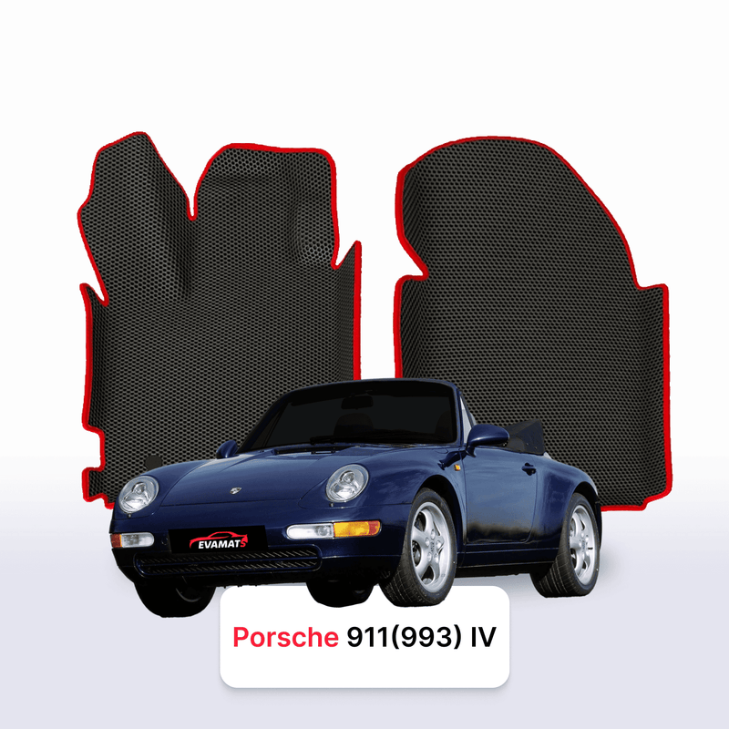 Alfombrillas 3D EVA para Porsche 911(993) 4 gen 1993-1998 años DESCAPOTABLE