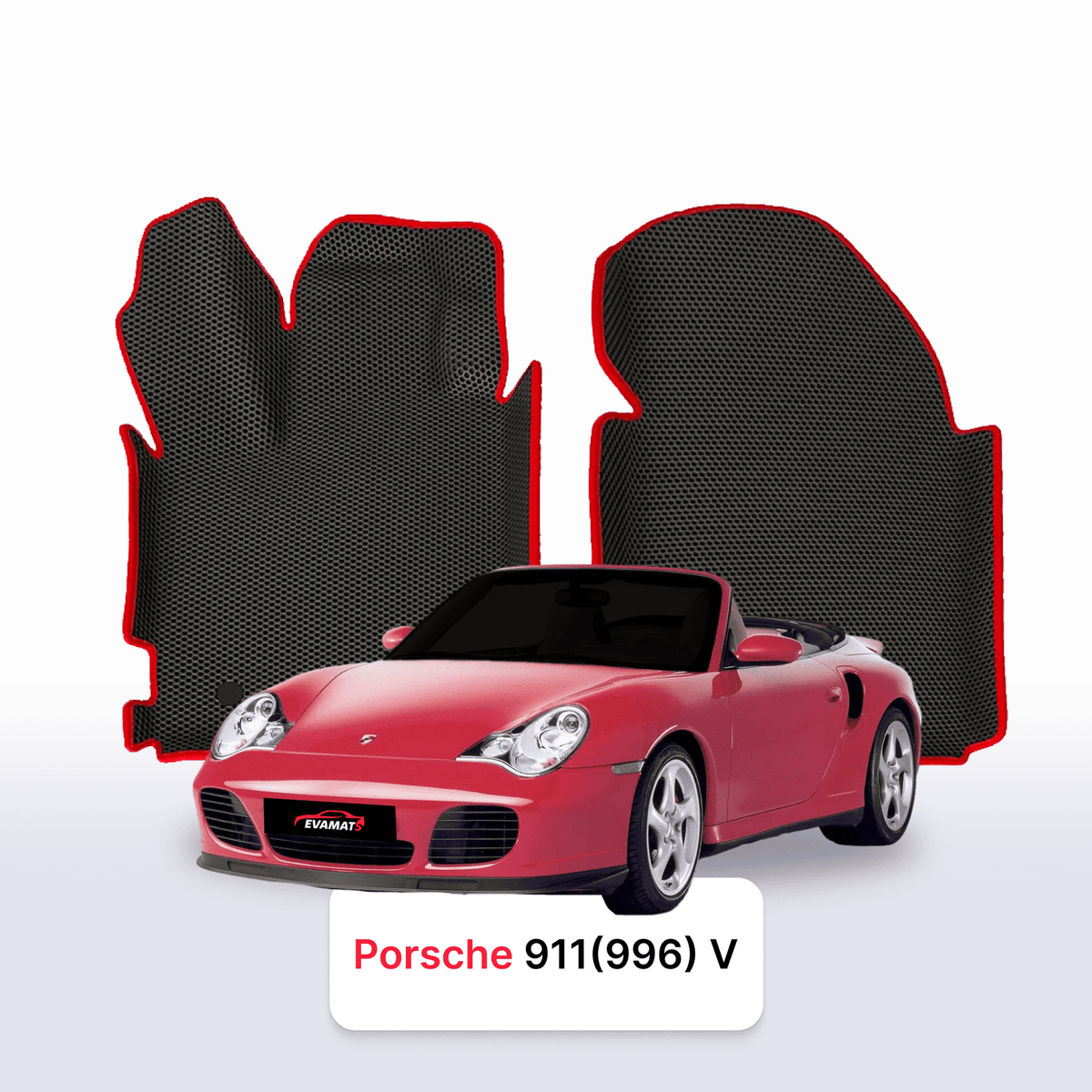 Alfombrillas 3D EVA para Porsche 911(996) 5 gen 1997-2006 años DESCAPOTABLE