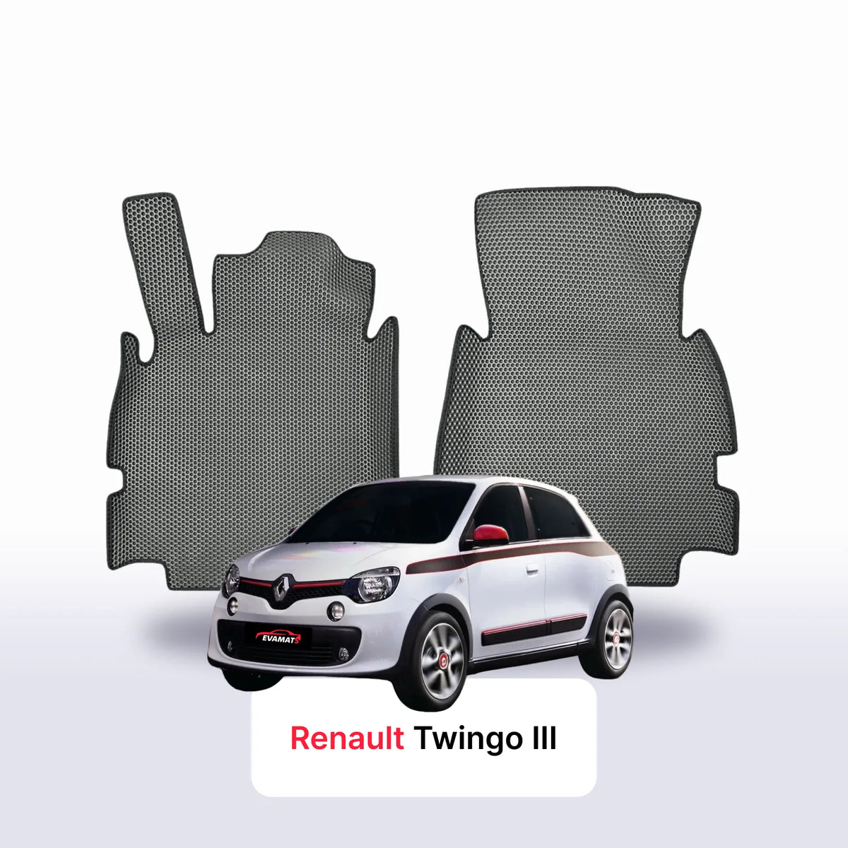 Alfombrillas 3D EVA para Renault Twingo 3 gen 2014-2025 años HATCHBACK 3 PUERTAS