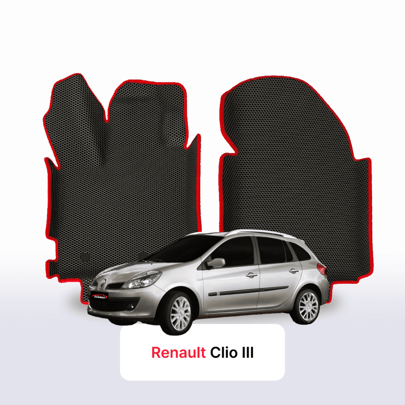 Alfombrillas 3D EVA para Renault Clio 3 gen 2005-2014 años FAMILIAR