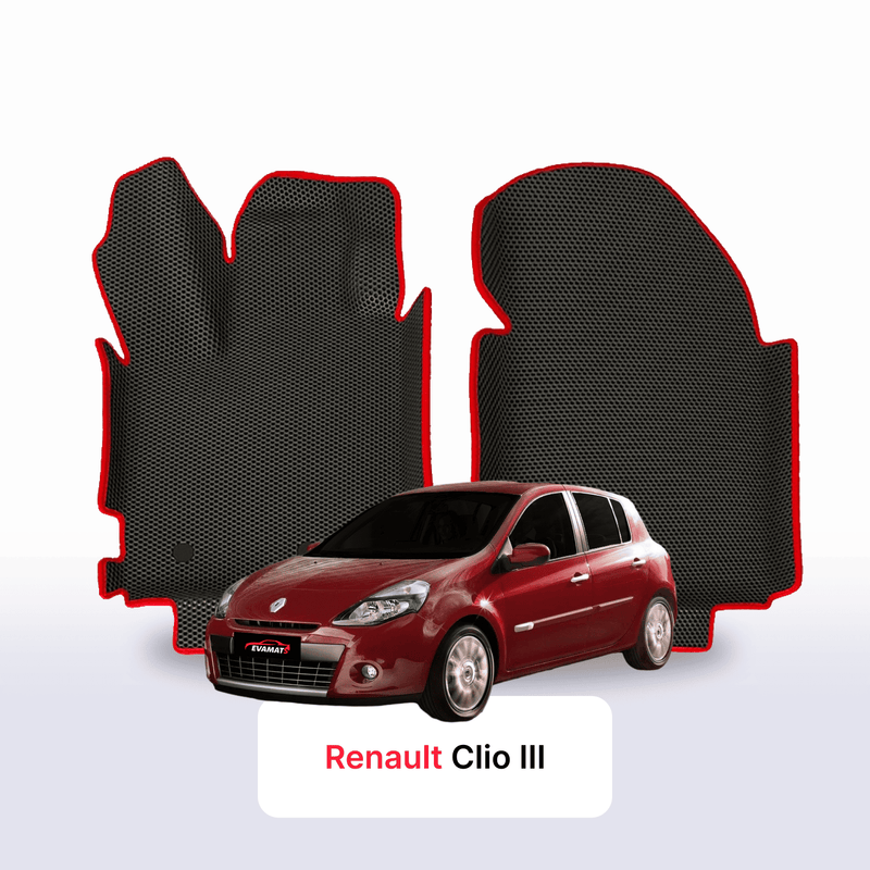 Alfombrillas 3D EVA para Renault Clio 3 gen 2005-2014 años HATCHBACK 5 PUERTAS