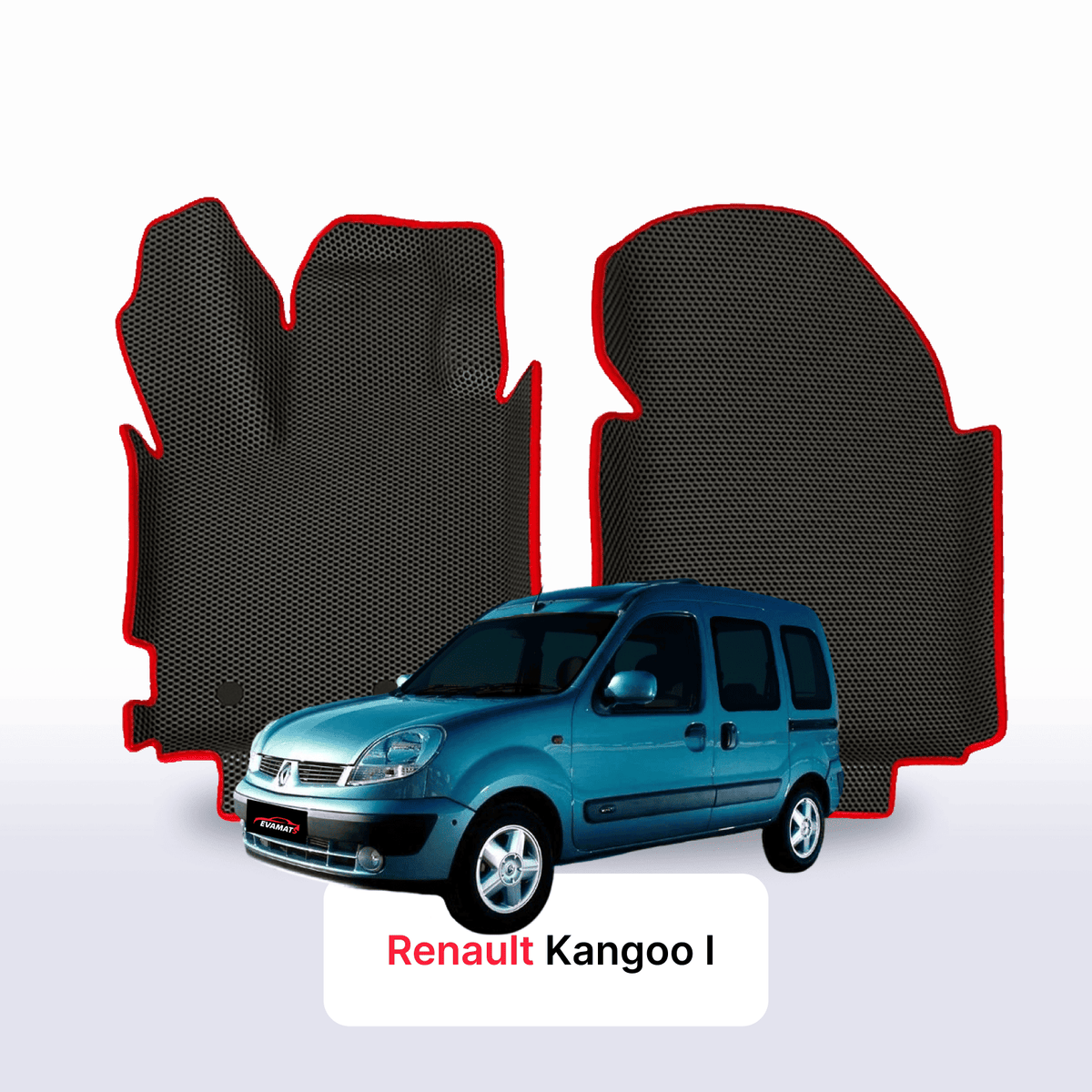 Alfombrillas 3D EVA para Renault Kangoo 1 gen 1997-2009 años MONOVOLUMEN