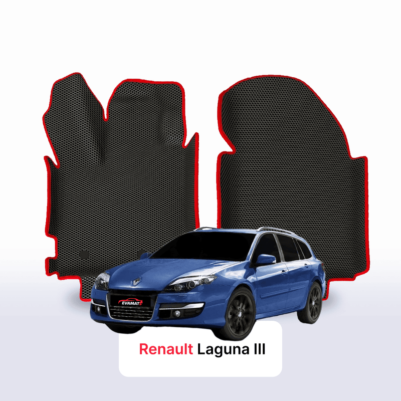 Alfombrillas 3D EVA para Renault Laguna 3 gen 2007-2015 años FAMILIAR