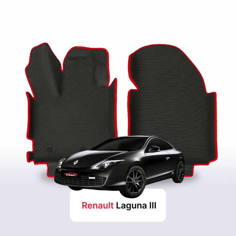 Alfombrillas 3D EVA para Renault Laguna 3 gen 2007-2015 años COUPÉ