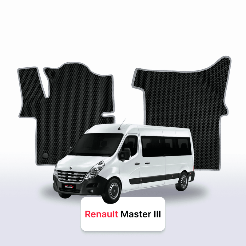 Alfombrillas 3D EVA para Renault Master pre-restyling 3 gen 2010-2019 años MINIBÚS